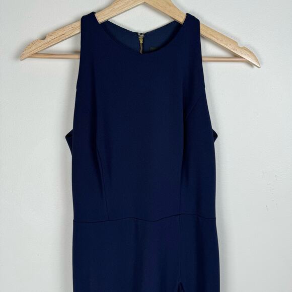 Betsy & Adam Navy Ruffle Maxi Dress - Picture 11 of 15
